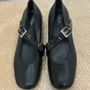 ASGI Elegant Black Mary Jane Shoes